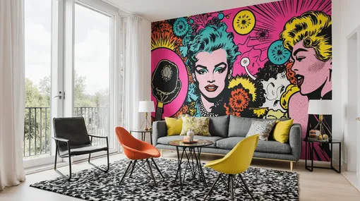 поп арт в интерьере поп арт в интерьере