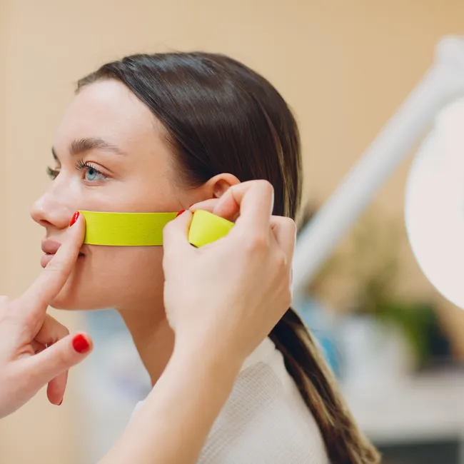 Тейпирование лица: простой способ избавиться от отёков и морщин в домашних условиях дешево