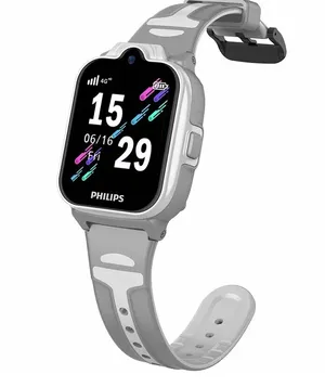 Умные часы Philips W6610, цвет серый, экран 1.69 дюймов, поддерживает GPS Умные часы Philips W6610, цвет серый, экран 1.69 дюймов, поддерживает GPS