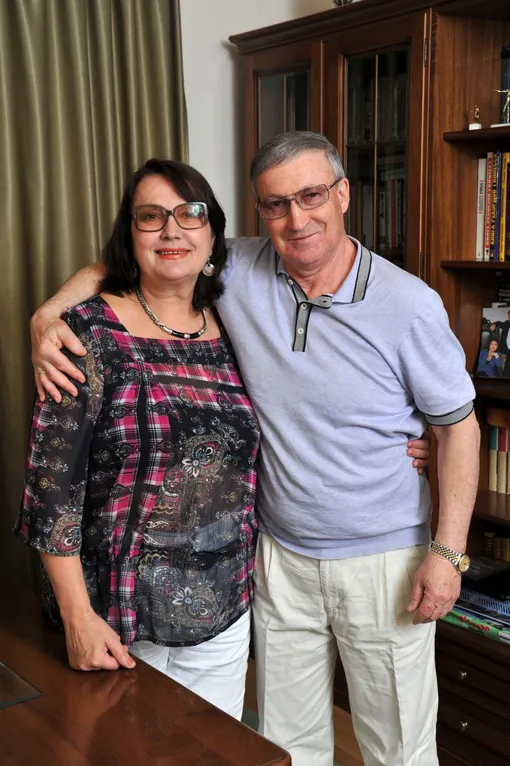 Семен Альтов с женой Ларисой