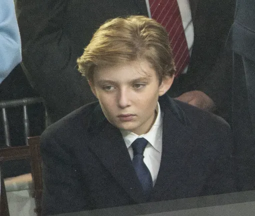 Бэррон Трамп в 2017 году