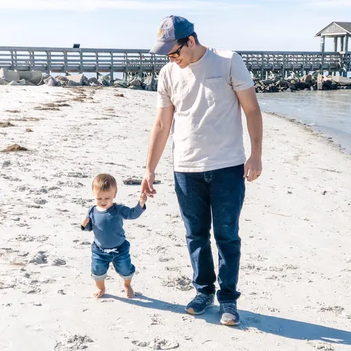 Крис с сыном