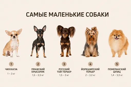 Самые маленькие породы домашних собак в мире Самые маленькие породы домашних собак в мире