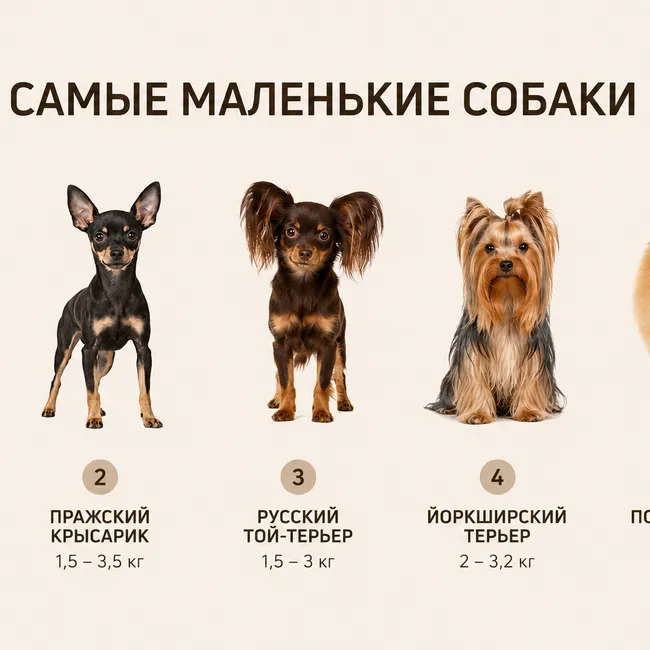 Самые маленькие породы домашних собак в мире Самые маленькие породы домашних собак в мире