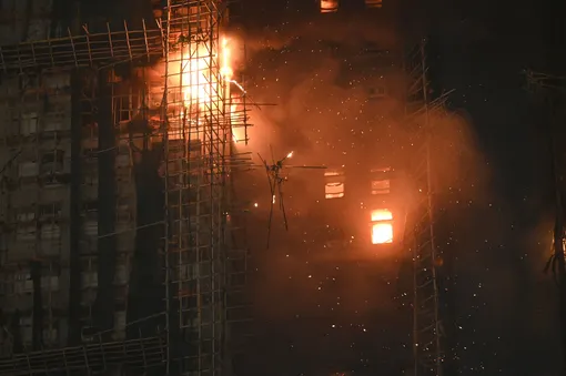 Пожар в Гонконге