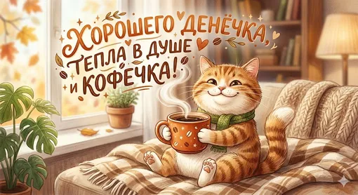 открытка с добрым утром