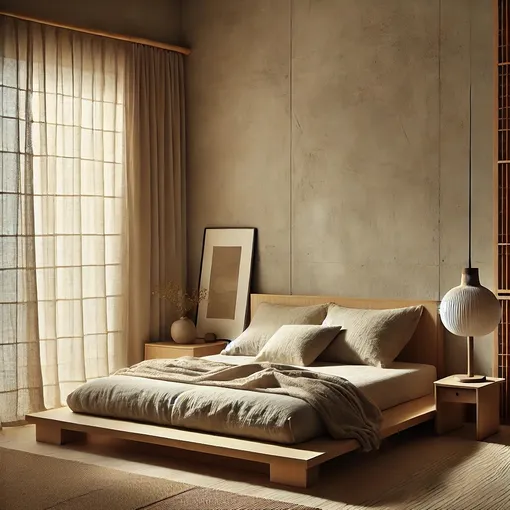 Спальня в стиле джапанди