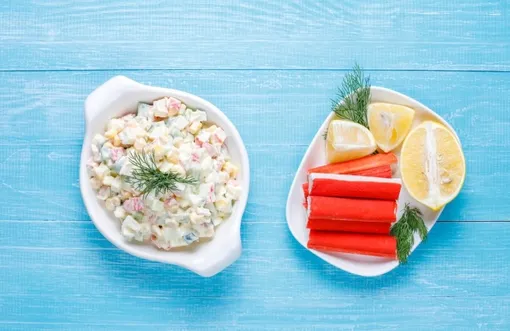 Самым дорогим оказался крабовый салат