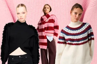 Какой свитер выбрать к Новому году: от пушистых до расшитых пайетками