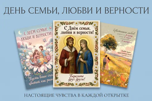 25+ картинок и открыток ко Дню семьи, любви и верности 2026 25+ картинок и открыток ко Дню семьи, любви и верности 2026